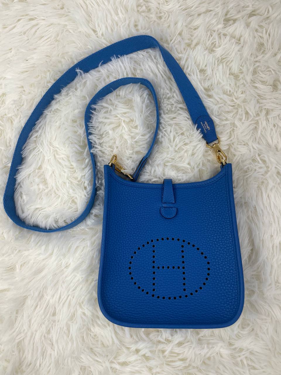 에르메스 에블린 백 (블루)