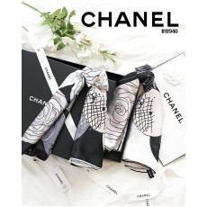 [CHANEL] 샤넬 까멜리아 CC로고 인 HAT 햇 스퀘어 실크 스카프