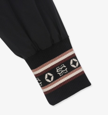 사우스케이프 모노그램 스트라이프 우븐 점퍼  (WOMEN)