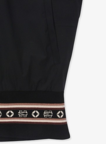 사우스케이프 모노그램 스트라이프 우븐 점퍼  (WOMEN)