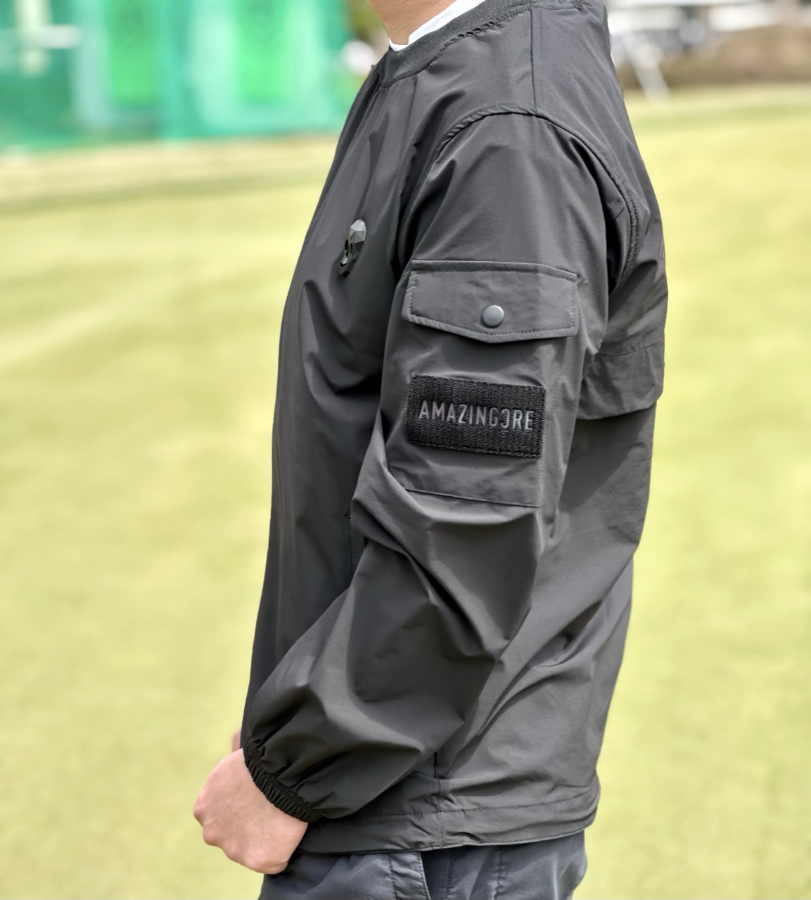 [Amazing Cre]  어메이징크리 플렉스모션 우븐 라운드 아노락