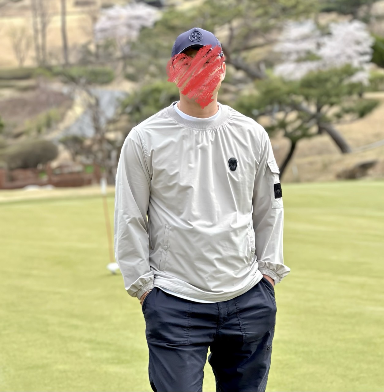 [Amazing Cre]  어메이징크리 플렉스모션 우븐 라운드 아노락