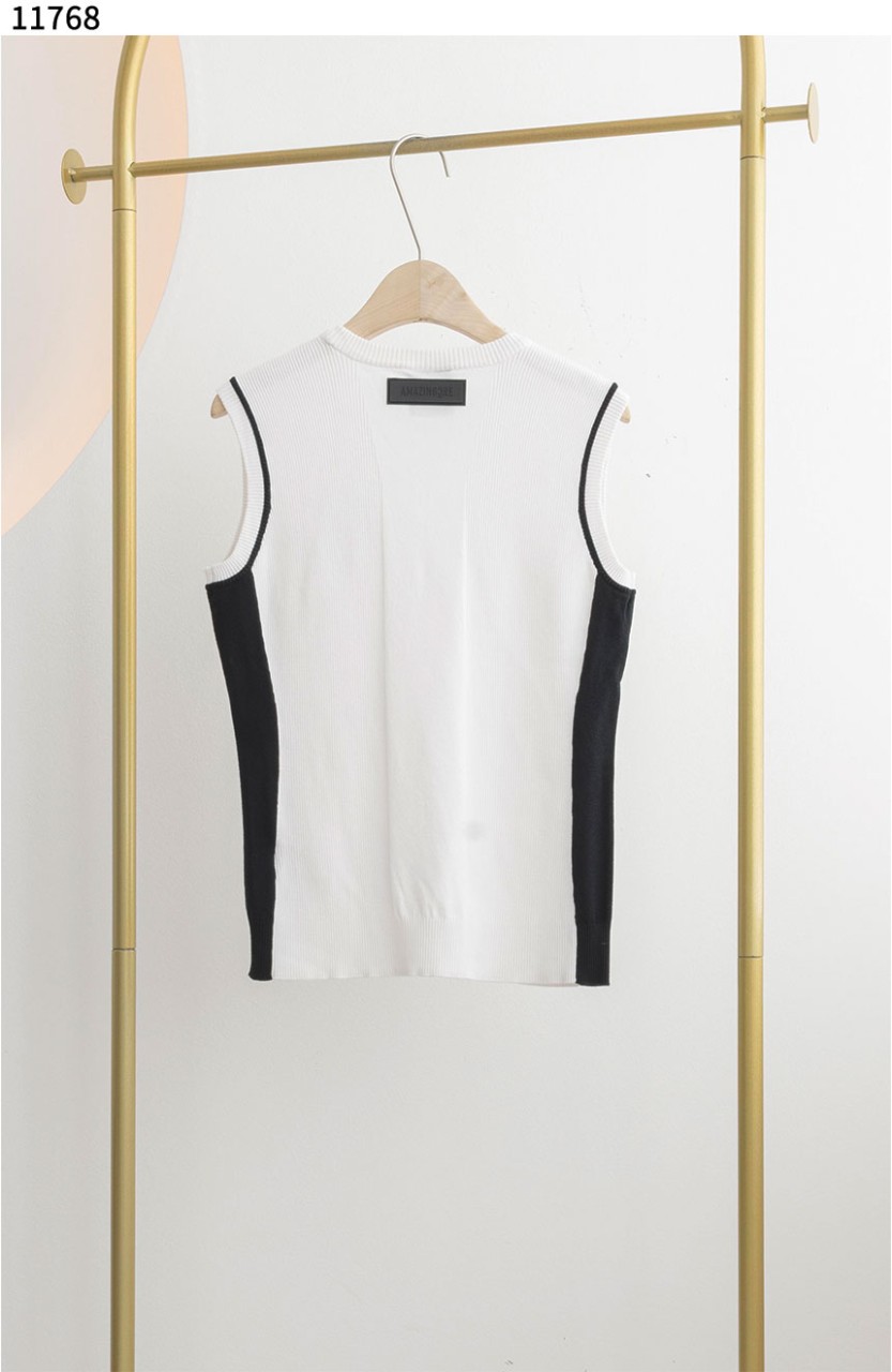 [AMAZINGCRE] 여성 니트 라운드 베스트