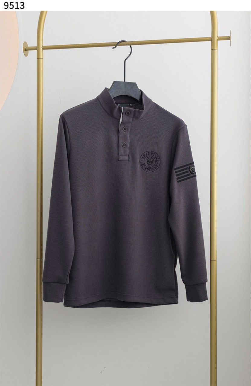 [AMAZINGCRE] 스웨터 모크넥 티셔츠