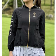 [ MARK&RONA ] 마크&로나 큐빅 로고포인트 우븐 아우터