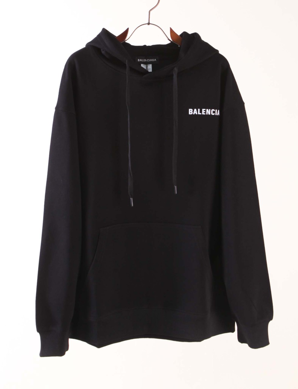 [BALEN CIAGA ] 발렌시아가 체스트로고  후드탑