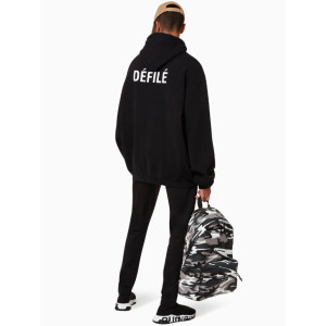 [BALEN CIAGA ] 발렌시아가 체스트로고  후드탑