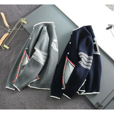 톰브라운  4바 앵커자가드 자수로고 양모 버턴쟈켓