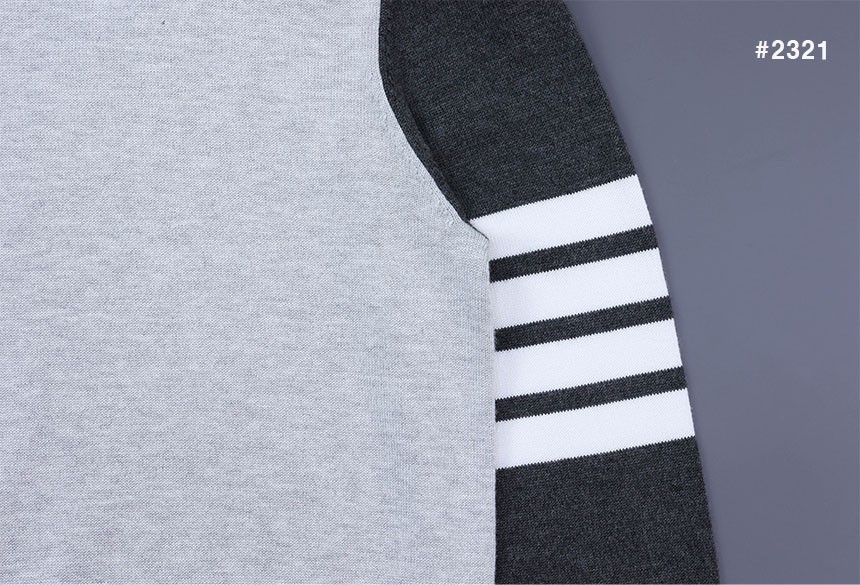 [THOM BROWNE] 톰브라운 펀믹스 4바 라운드 니트