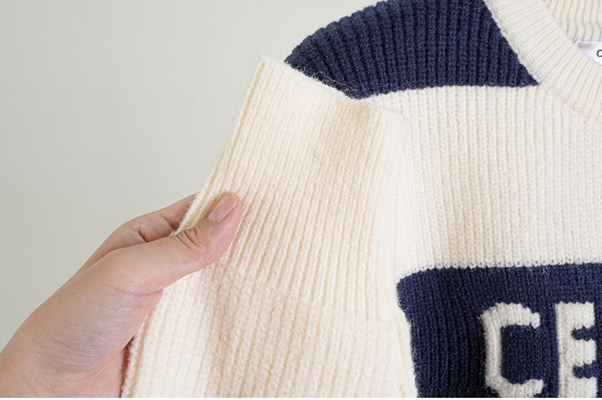 수입고급 셀린느 스트라이프 니트