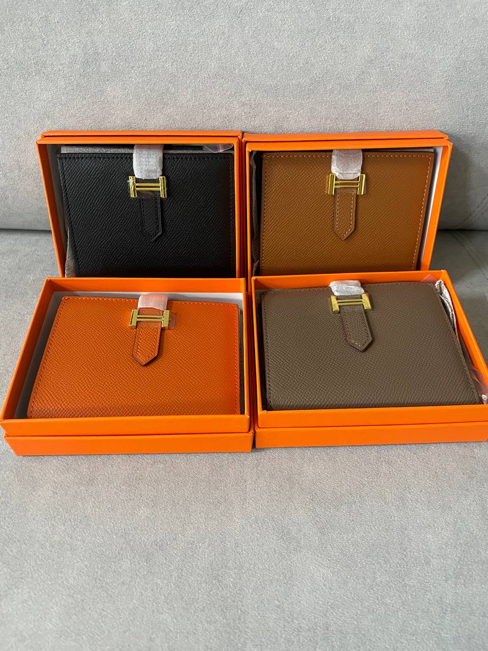 HERMES 에르메스 베안 중지갑