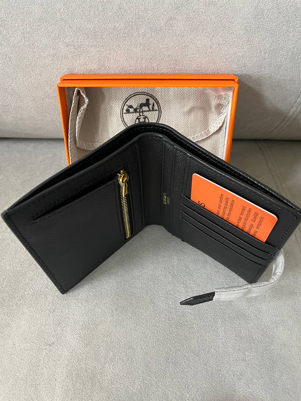 HERMES 에르메스 베안 중지갑