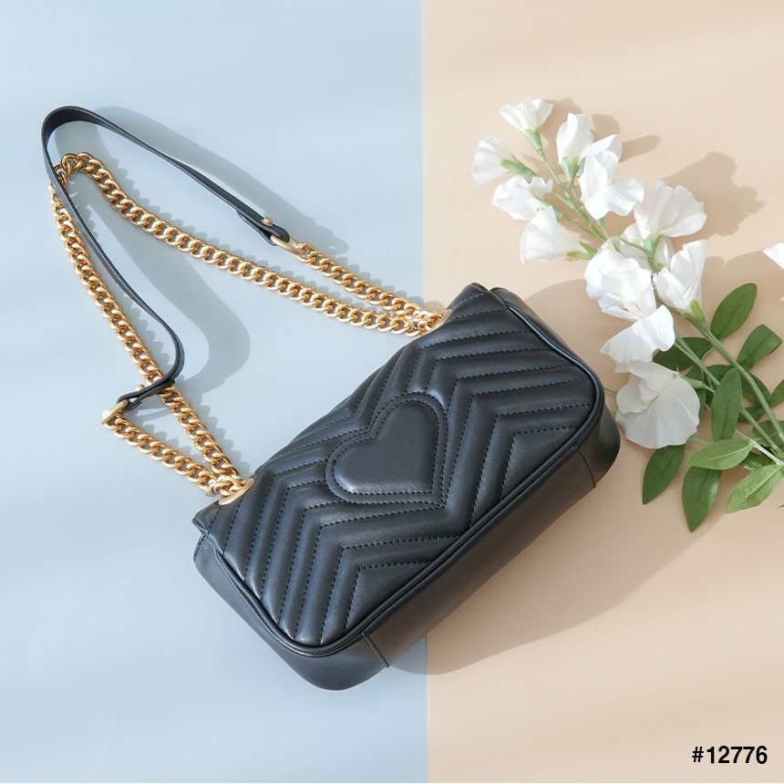 [GUCCI] 구찌 GG 마몽 마틀라세 숄더백 스몰