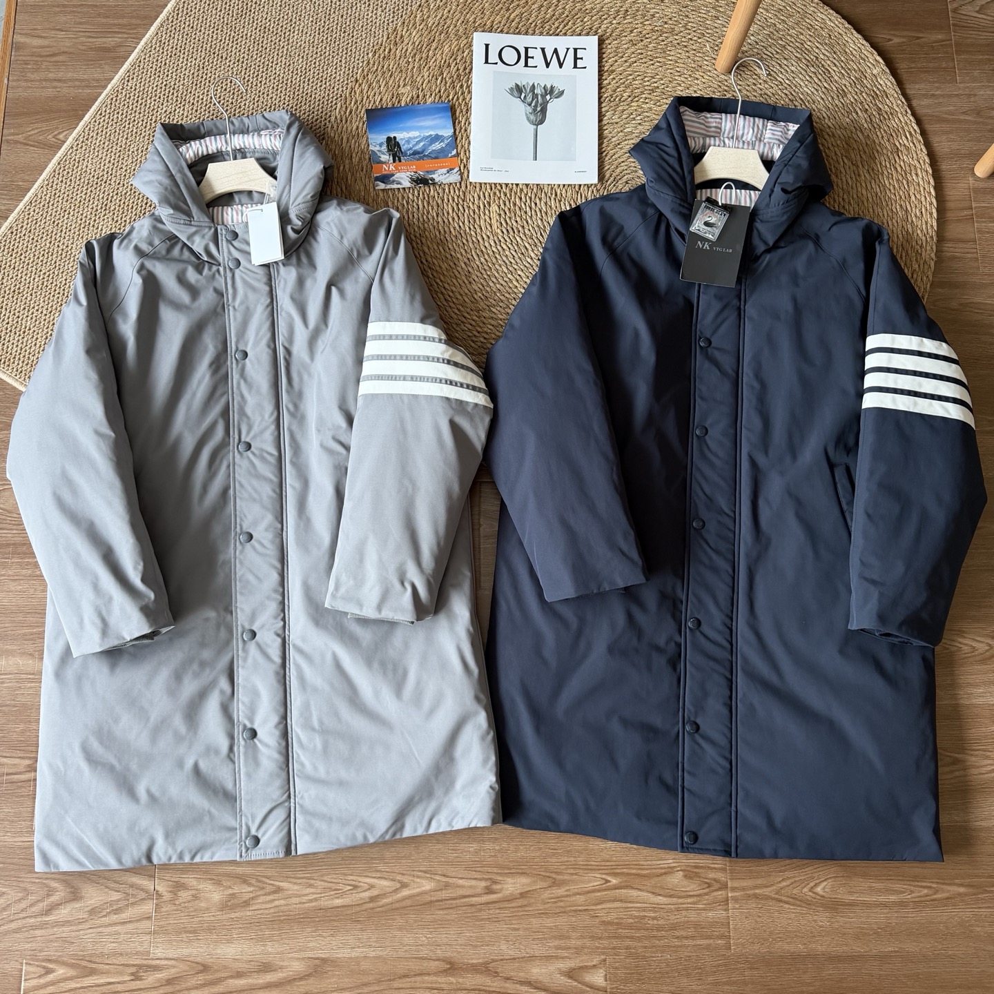 THOM BROWNE 롱패딩