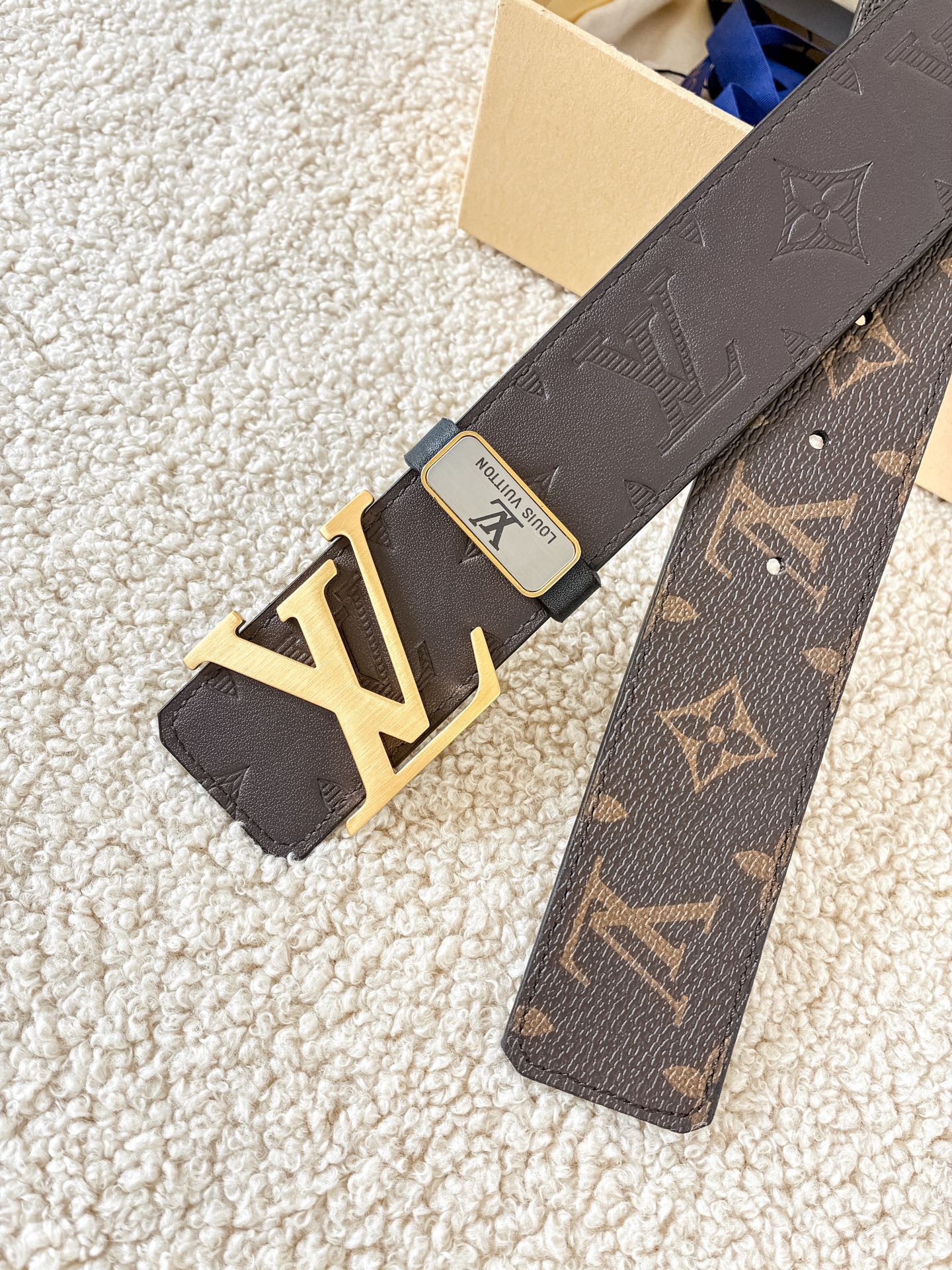 [Louis Vuitton-루이비통] 3.8 남성 가죽 벨트