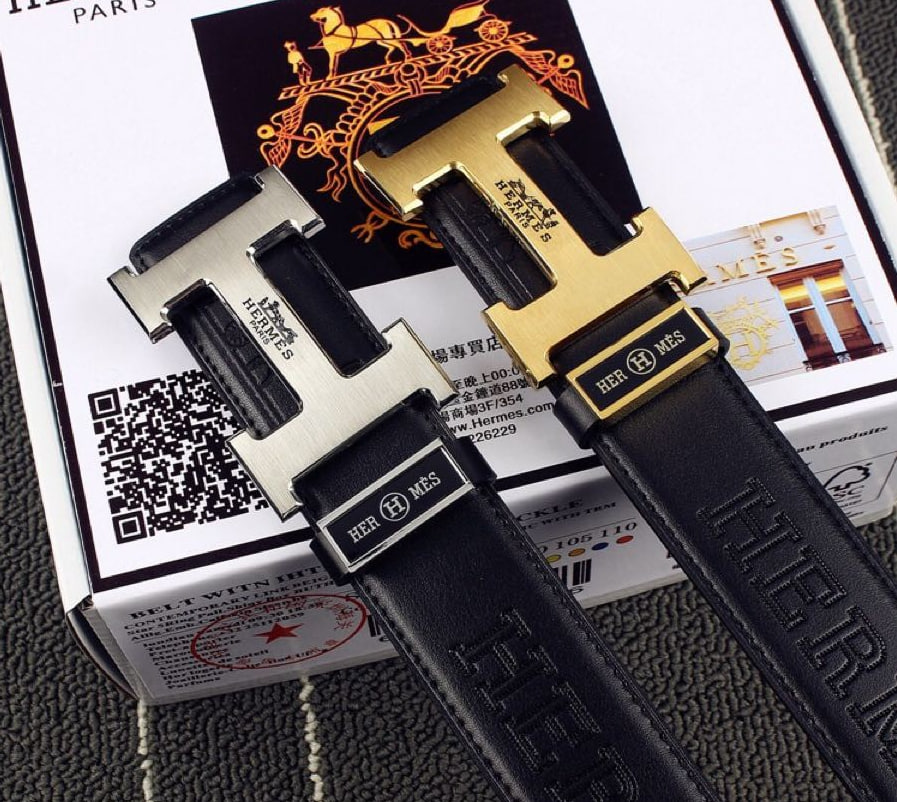 [Hermes-에르메스] 3.8 남성 가죽 벨트