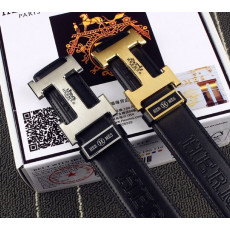 [Hermes-에르메스] 3.8 남성 가죽 벨트