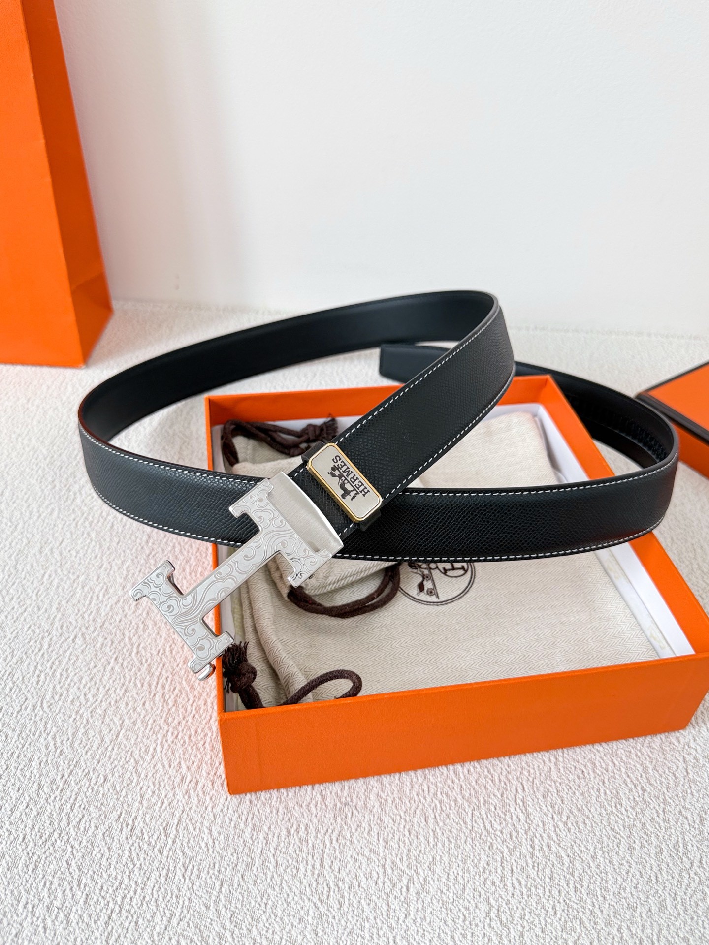 [Hermes-에르메스] 3.5 남녀공용 가죽 벨트