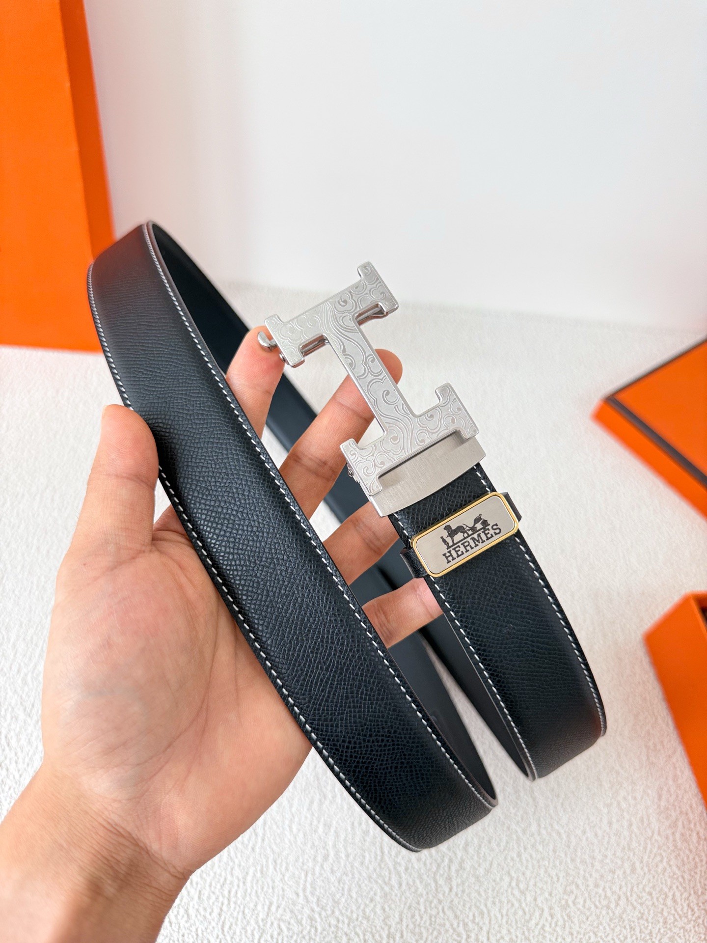 [Hermes-에르메스] 3.5 남녀공용 가죽 벨트