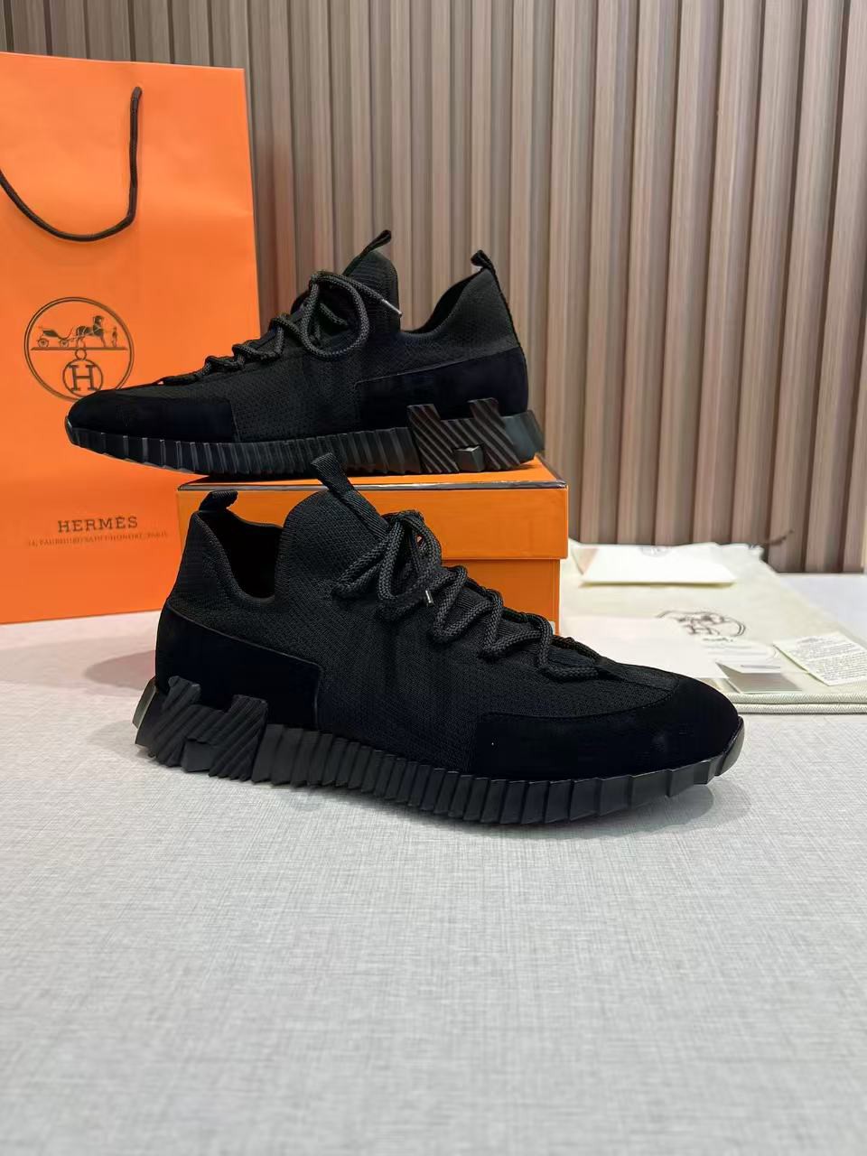 에르메스 2025FW리프트스니커즈 범고래  올블랙