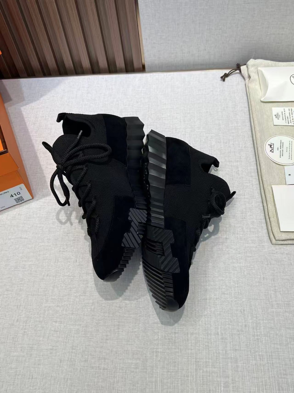 에르메스 2025FW리프트스니커즈 범고래  올블랙