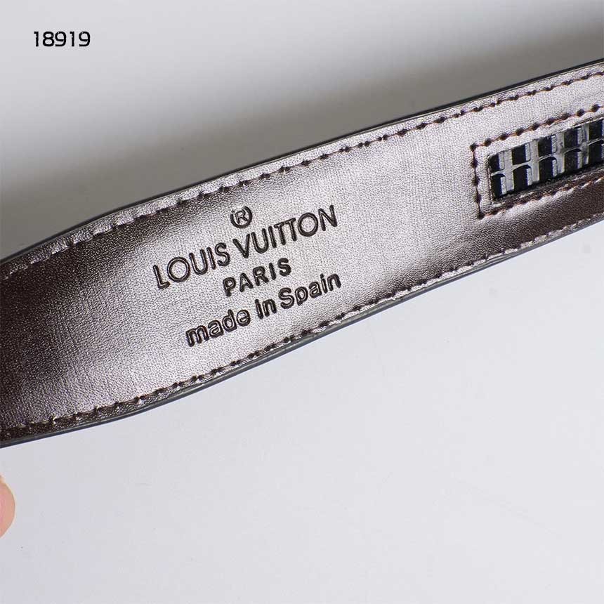 [LOUIS VUITTON] 루이비통 LV로고 스퀘어 자동벨트