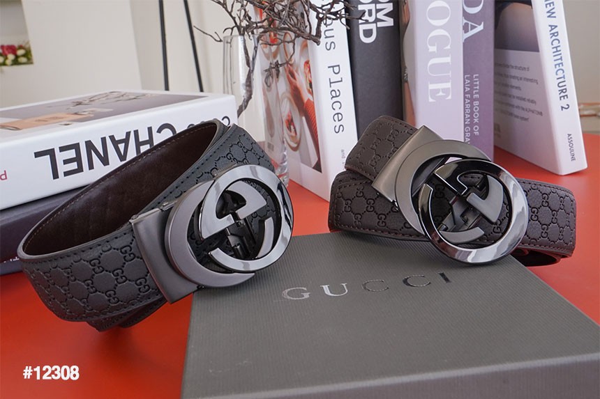 [GUCCI] 구찌 남성용 시마 써클GG로고  2컬러 자동벨트