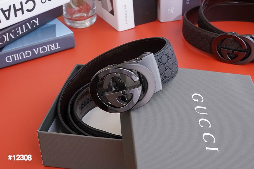 [GUCCI] 구찌 남성용 시마 써클GG로고  2컬러 자동벨트